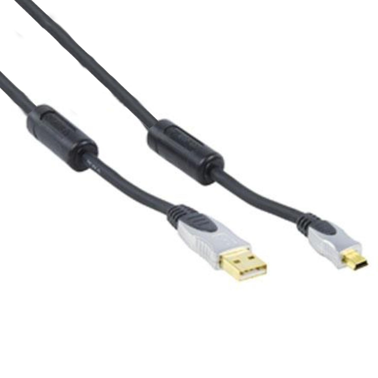 Image of USB mini kabel - 2.5 meter - Velleman