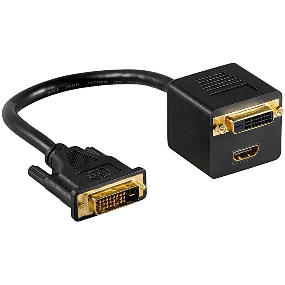 DVI naar HDMI - DVI splitter - Nedis