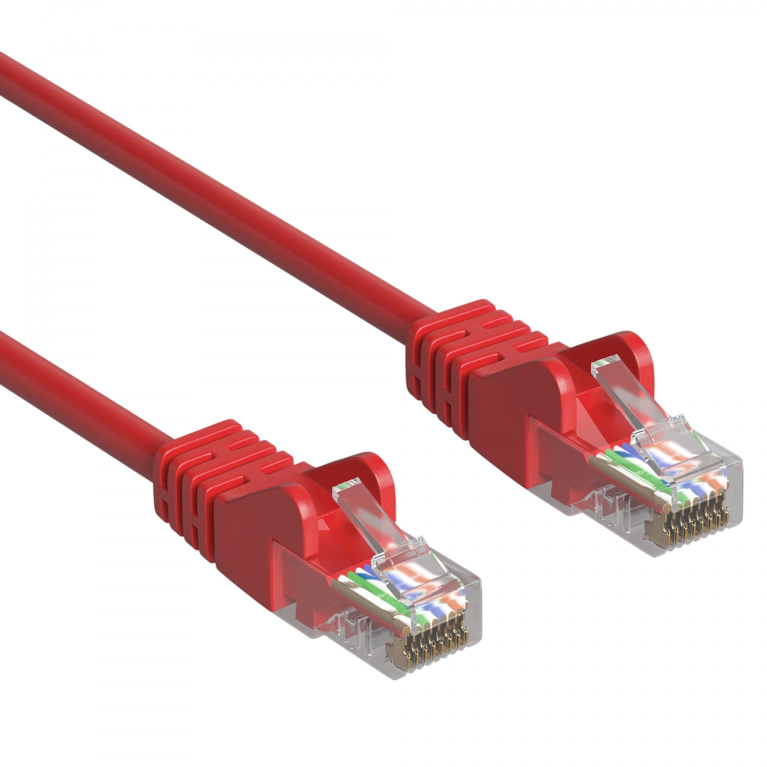 Image of U-UTP Kabel - 2 meter - Rood - Goobay