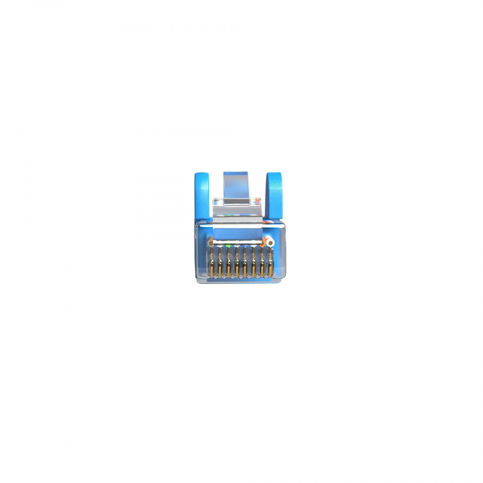 U/UTP Cat 5e - 1 meter - Blauw - Allteq