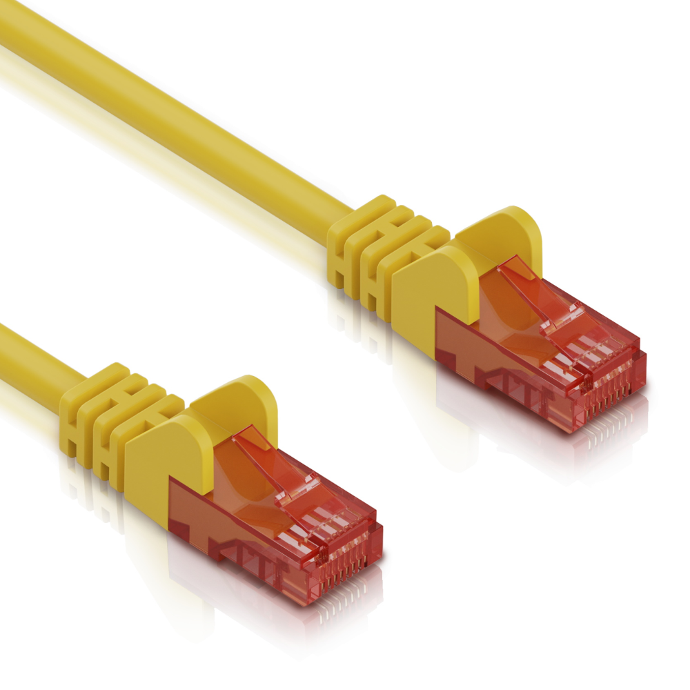 U/UTP Cat 6 - 20 meter - Geel - Allteq