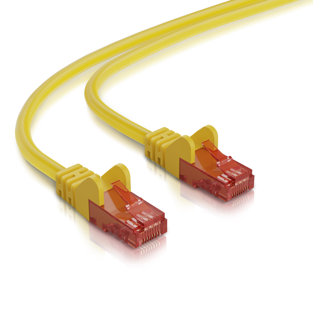 U/UTP Cat 6 - 20 meter - Geel - Allteq
