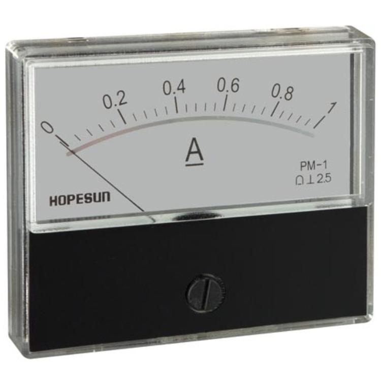 Hq Products Analoge Paneelmeter Voor Dc Stroommeting 1A Dc / 70 X 60mm - Hq Produc
