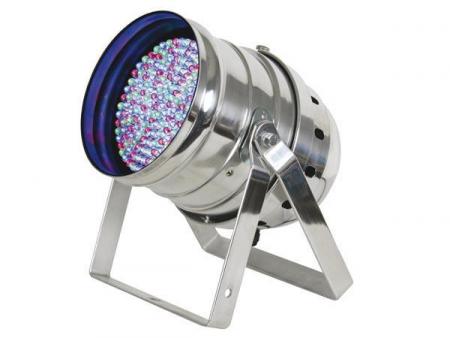 Image of PAR56 LED SPOT - KORT TYPE - VERCHROOMD - DUBBELE BEUGEL - 108 x 10mm