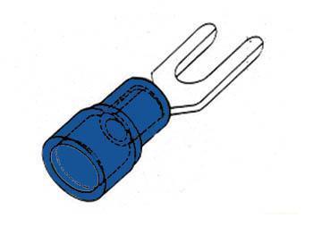 Image of Blauwe Kabelschoen 4.3mm