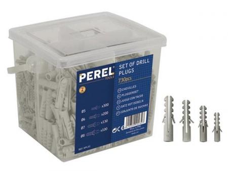 Pluggenset - 730 stuks - Perel