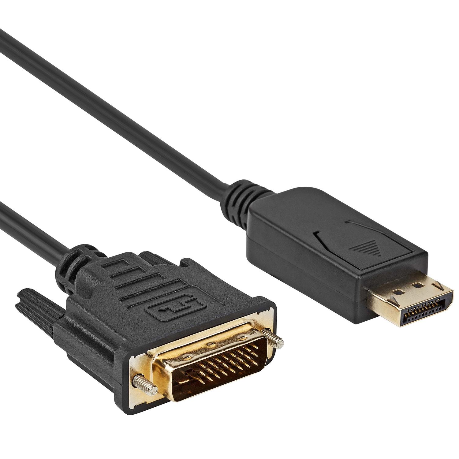 Image of DisplayPort naar DVI - 1.8 meter - Zwart - Valueline