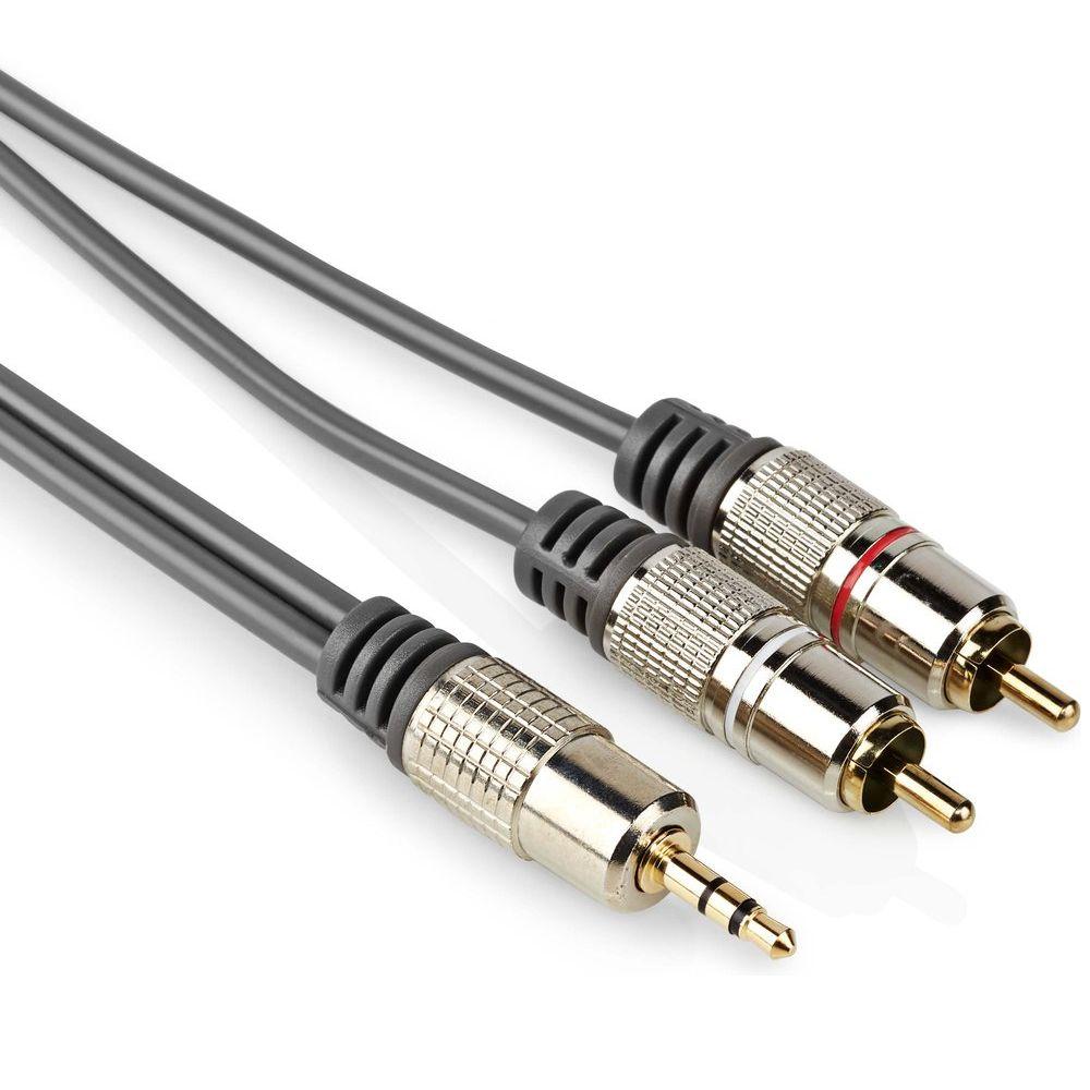Aux naar tulp kabel - Allteq