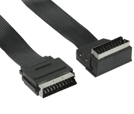 Image of Scart kabel - 3 meter - Haaks - Valueline