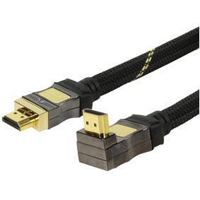 Image of HDMI kabel high speed (1.4) haaks 270 - König