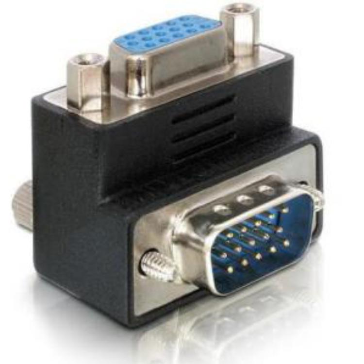 VGA Haakse adapter 90