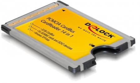 PCMCIA naar 14-in-1 Kaartlezer - Delock