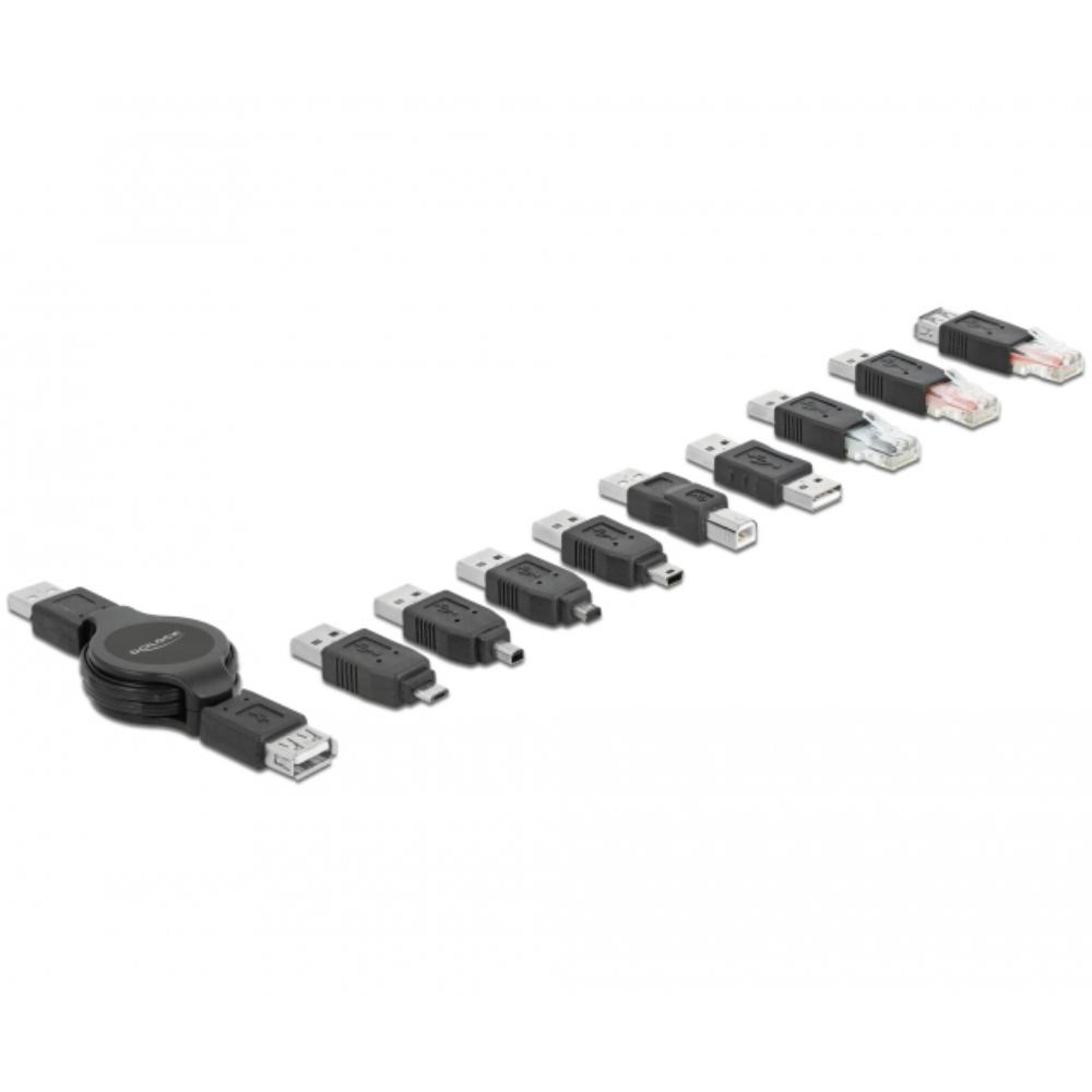 10 Delige USB adapterkit - Delock