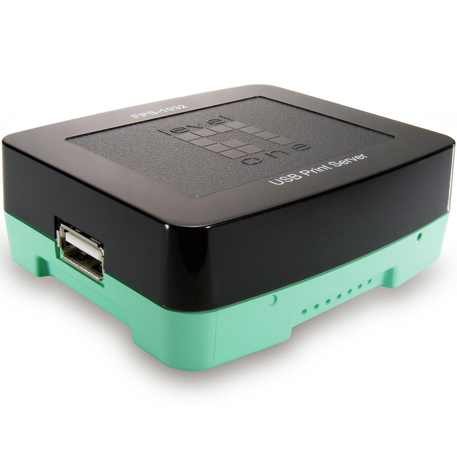 Netwerk printerserver - USB - Level One