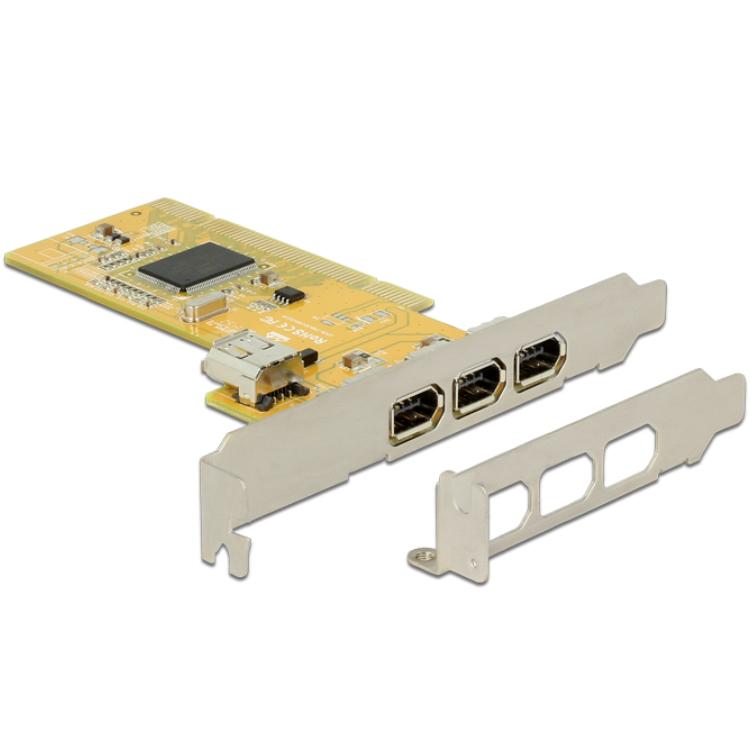 PCI Kaart - 3x Firewire 400 - Delock