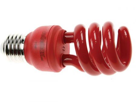 Image of E27 spaarlamp - gekleurde spaarlamp - Velleman