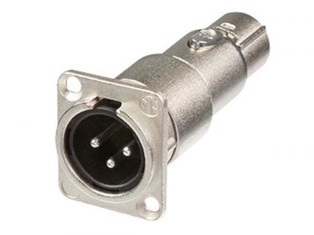 Image of Neutrik NA3MDF XLR doorvoer adapter