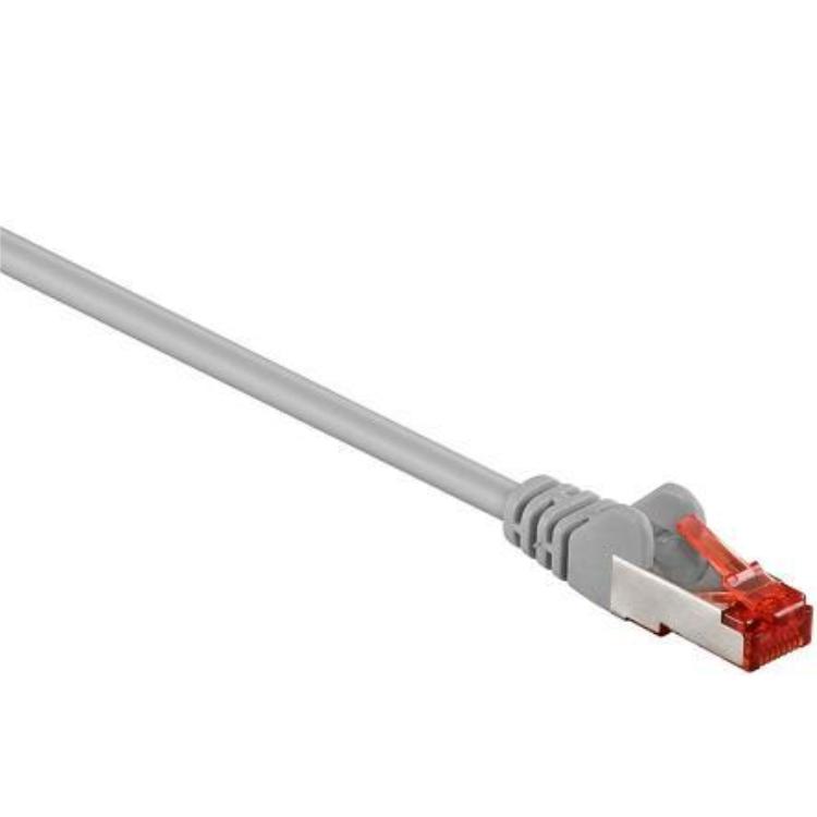 Netzwerkkabel CAT 6-S/FTP - Goobay Grey 0.25 meter
