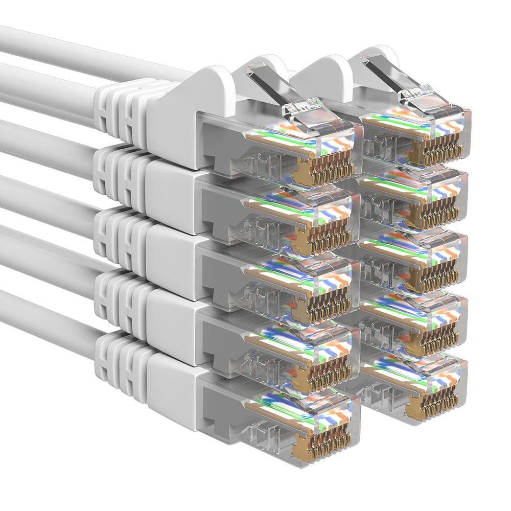 U/UTP Cat 5e - 0.5 meter - Wit - Allteq