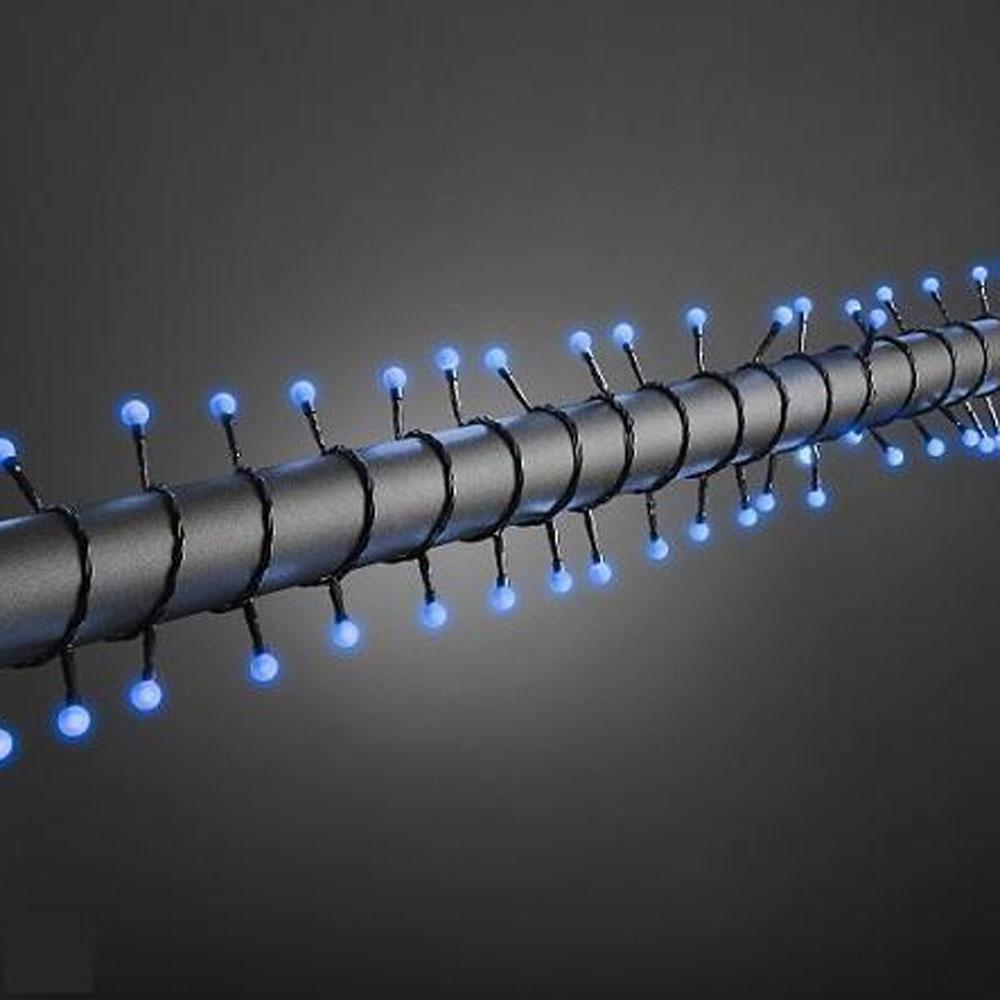 Clusterverlichting - led kerstverlichting buiten en binnen - 80 lampjes - 6.32 meter - blauw
