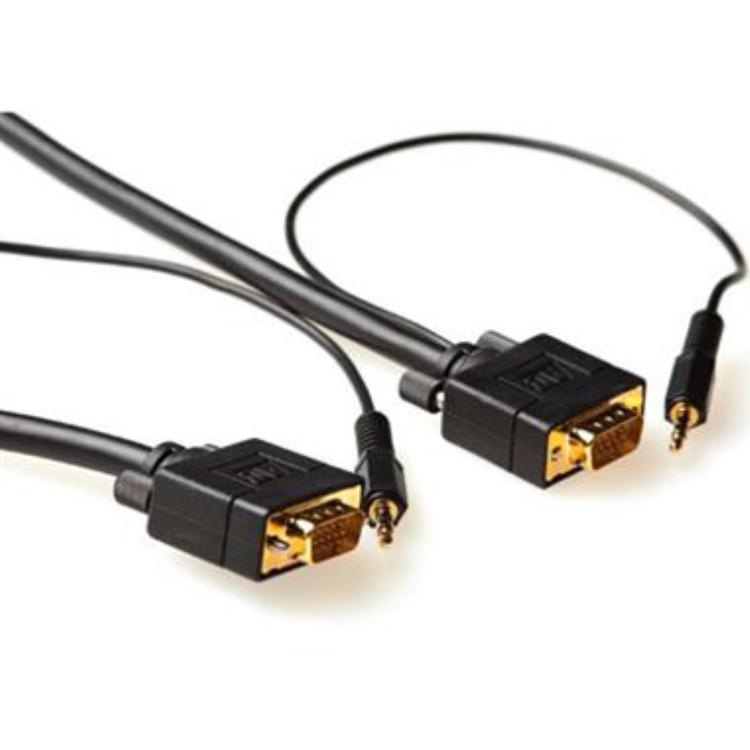 Image of Monitor kabel met Audio aansluitkabel - ACT