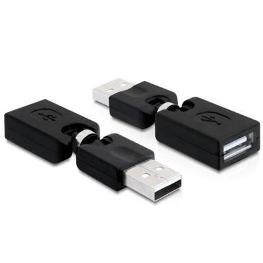 Image of Adapter USB 2.0-A St > Bu Rotation Delock - Delock