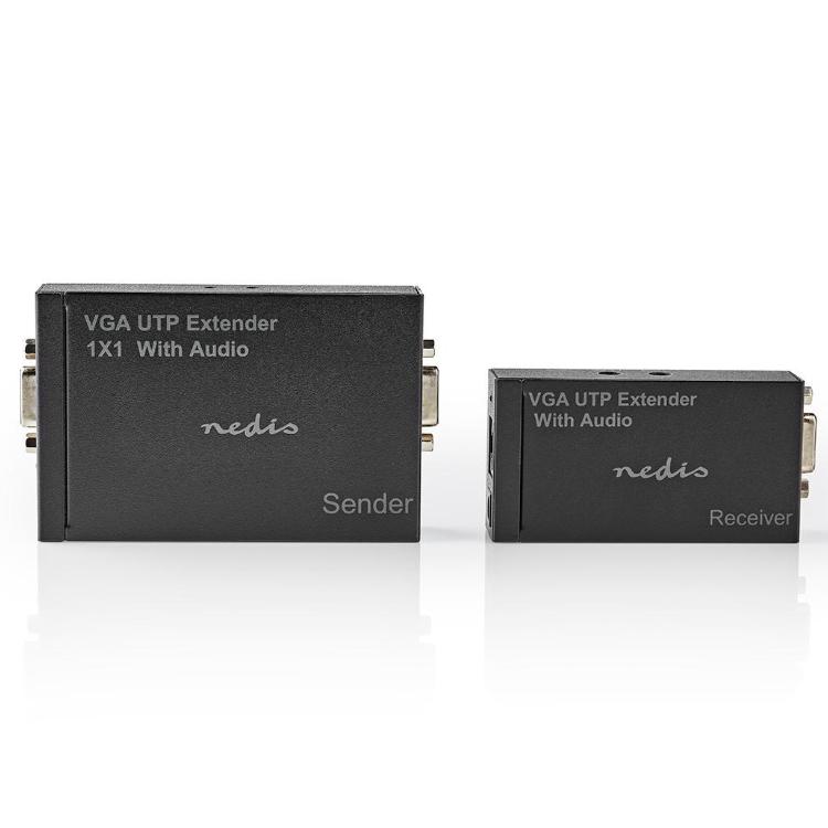 VGA en Audio verlenger Via UTP - Nedis