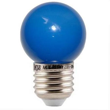 E27 led lamp Blauw