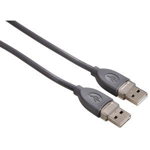 Image of Hama Usb Connecting Cable, A-Plug - A-Plug, 1.8 M, Grey