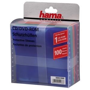 Image of Hama Cd/dvd-rom Pp Sleeves 100 Stuks - Hama