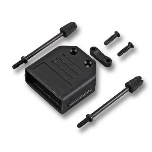 Image of Plastic Cover Flip-Top black, 25-pole - Techtube Pro