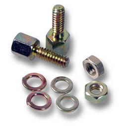 Image of UNC 4-40 Bolt Set with nut, nickel plated - Techtube Pro