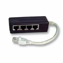 Image of ISDN Adapter 8-port RJ45-plug terminated /8-port RJ45 jack - Techtube