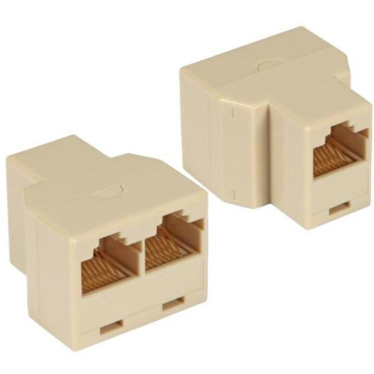 Image of T-modular adapter, RJ45 J/J 1:1, shielded - Techtube Pro