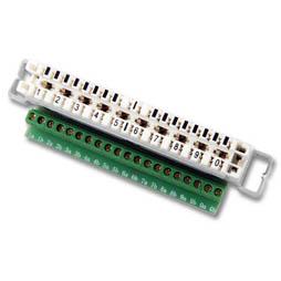 Image of LSA adpater,disconn. Module 10 pairs with screw terminal - Techtube Pr