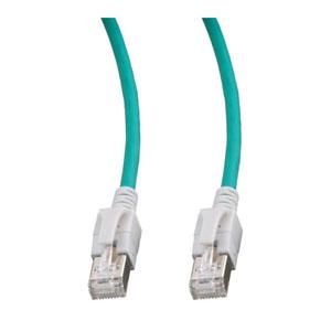Image of DC LED patch cable Cat.6a, S/FTP, green, 5.0m - Techtube Pro