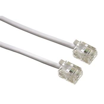 Image of HAMA TEL.KABEL MOD-MOD 10.0M WIT - Hama