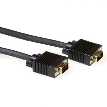 Image of Advanced Cable Technology VGA connection cable male-male black 1.8 m