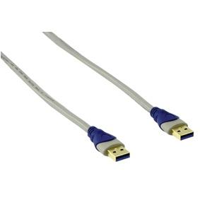 Image of USB 3.0 A kabel - 3 meter - Grijs - HQ