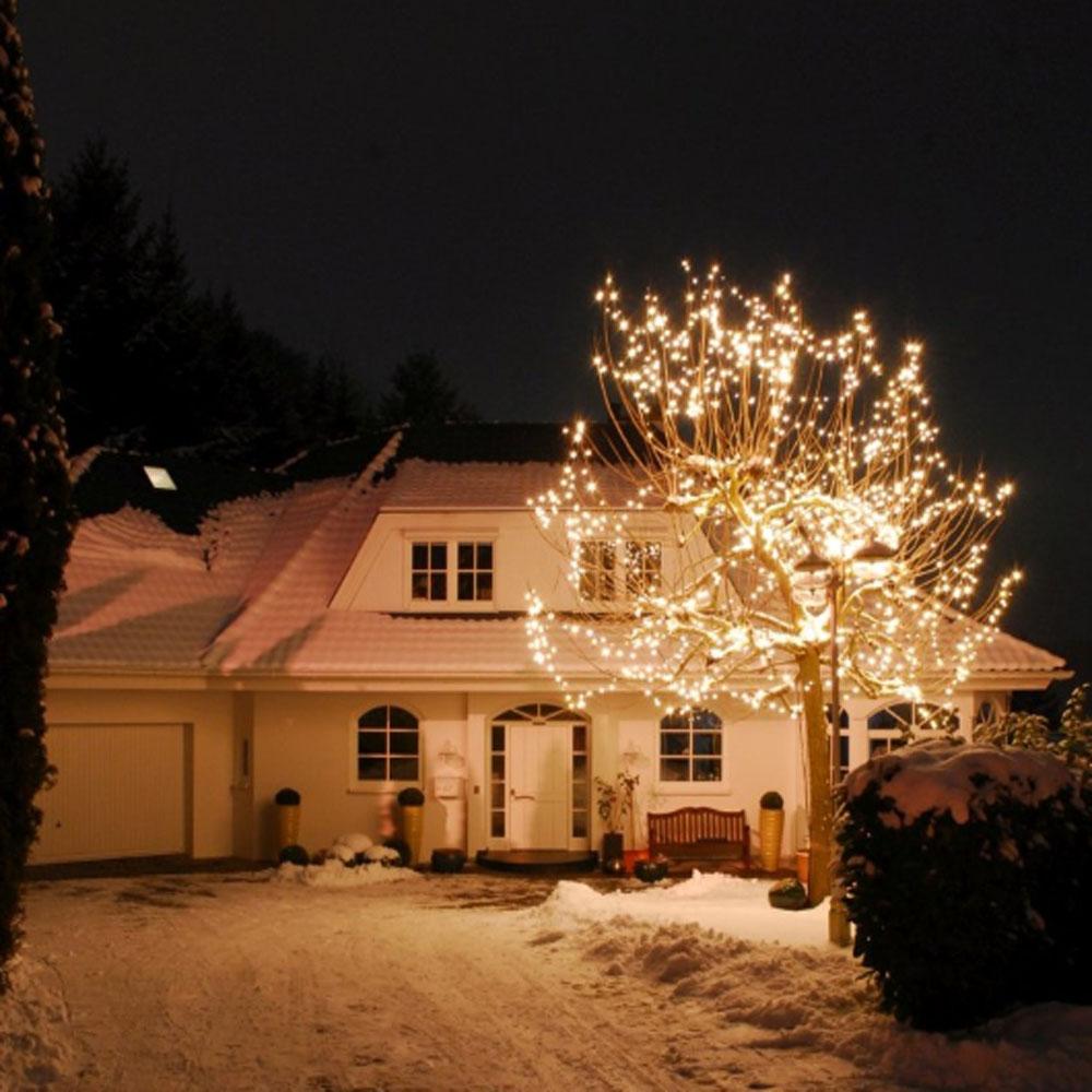 Kerstboomverlichting - led kerstverlichting buiten en binnen - 40 lampjes - 5.85. meter - warm wit