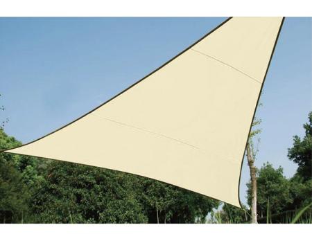 Image of Driehoekig zonnezeil - Beige - HQ Products