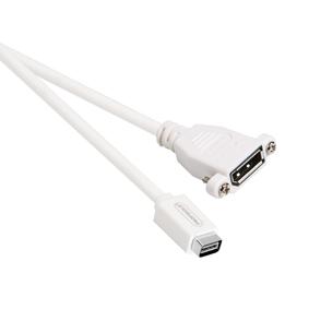Image of Mini DisplayPort Kabel Mini-DisplayPort Male - IEC-320-C17 0.15 M Wit