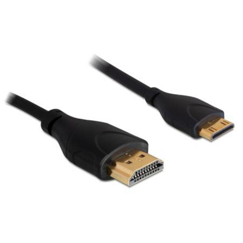 Kabel HDMI A-mini C St/St 1.4 Slim 1m Delock - Delock