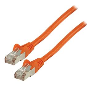 Image of CAT6 F/UTP Netwerkkabel RJ45 (8/8) Male - RJ45 (8/8) Male 0.50 M Oranje