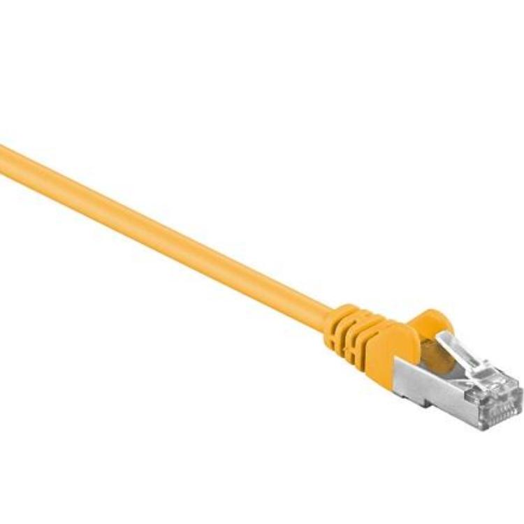 F/UTP Cat 5e - 20 meter - Geel - Goobay