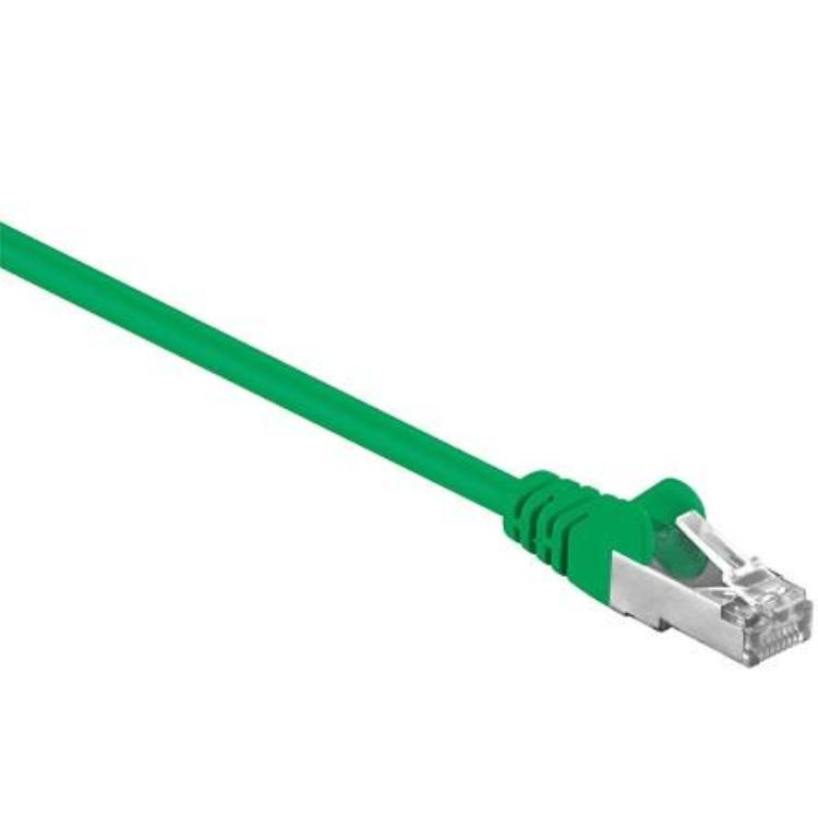 F/UTP Cat 5e - 0.5 meter - Groen - Goobay