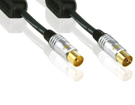 Image of Antenne kabel coax - Verguld - Professioneel - Profigold