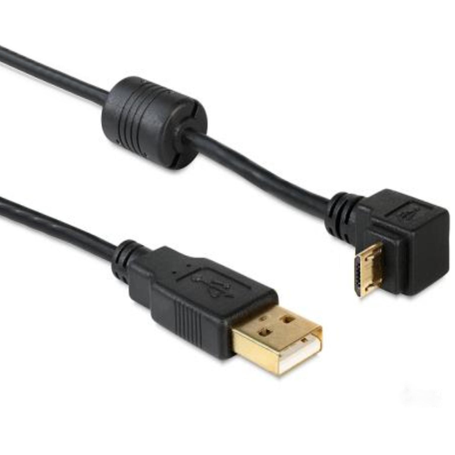 Navigatie USB Kabel - Micro USB Haaks - Delock