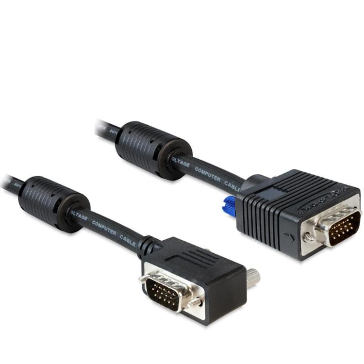 VGA kabel - Haaks - 2 meter - Delock