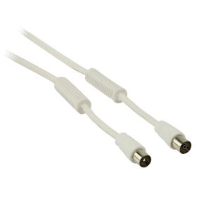 Image of Coaxiale kabel coax mannelijk - coax vrouwelijk 1.50 m - HQ